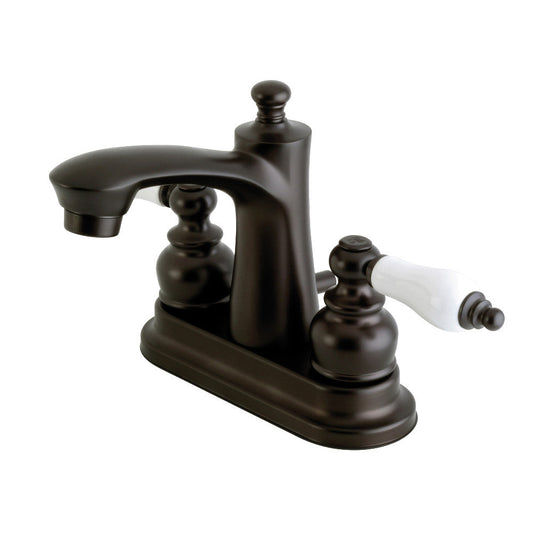 Victorian 4 Inch Centerset Bathroom Faucet in Oil Rubbed Bronze