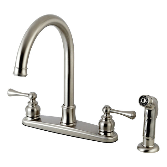 Vintage Centerset Kitchen Faucet in Brushed Nickel
