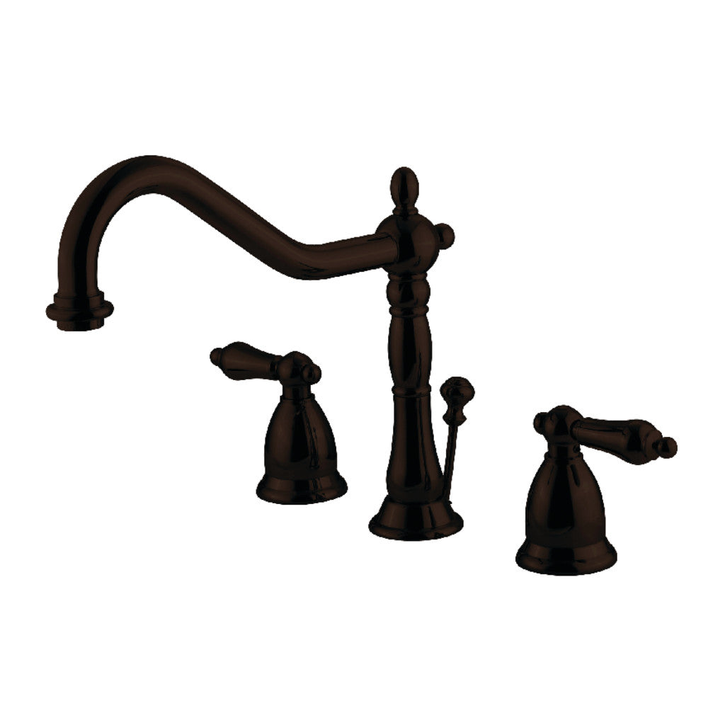Heritage Widespread Bathroom Faucet in Oil Rubbed Bronze