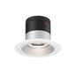 4in Modular Downlight, 5CCT, 20 degree Beam Angle, Regressed, Alzak,Trimless