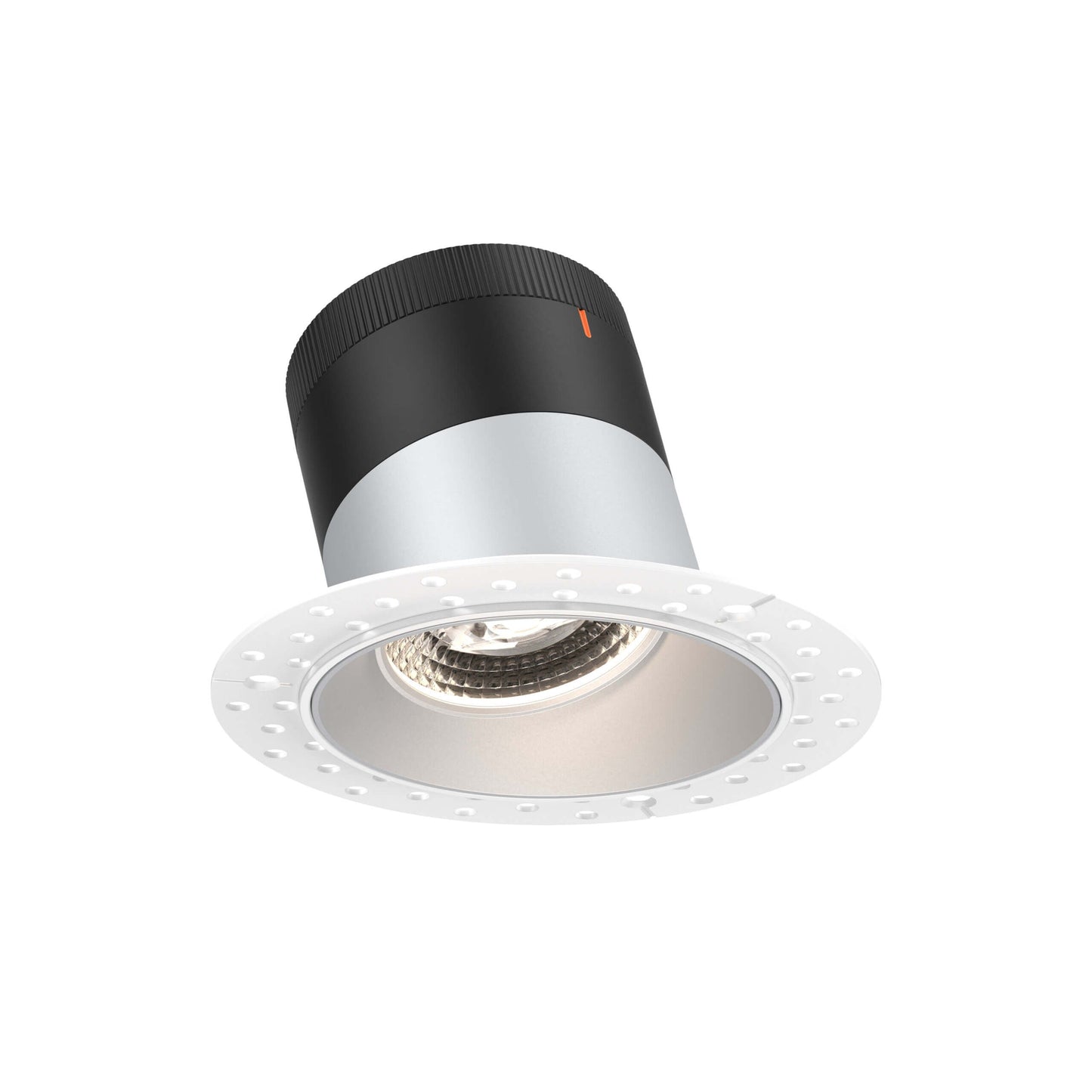 4in Modular Downlight, 5CCT, 20 degree Beam Angle, Slope Ceiling, Alzak,Trimless