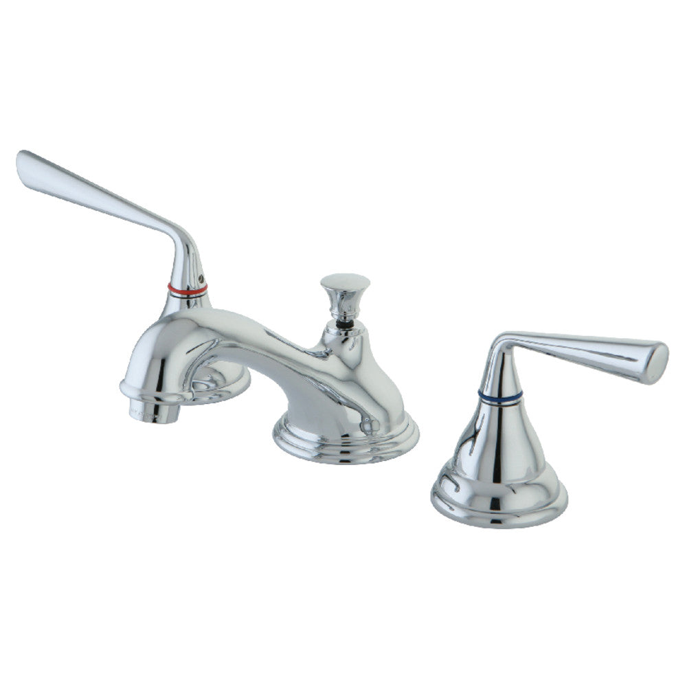 Silver Sage Widespread Bathroom Faucet in Polished Chrome
