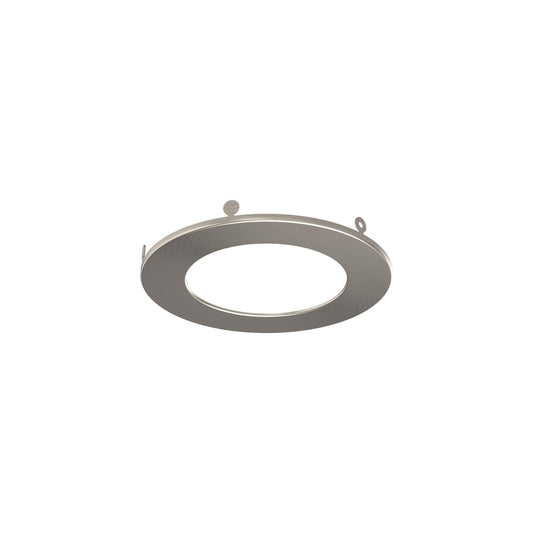 4" Recessed add-on trim in Satin Nickel