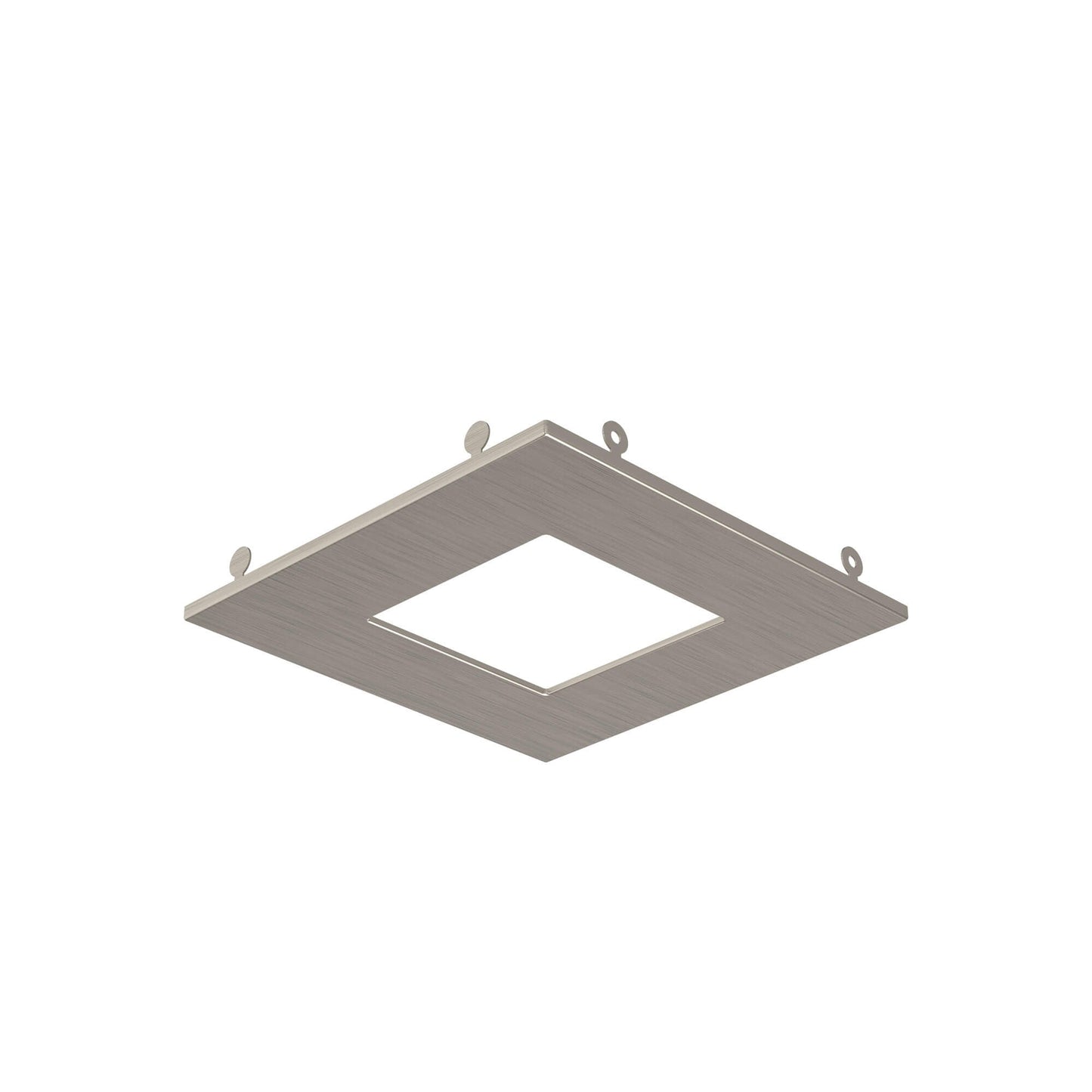 4in Trim Square, Satin Nickel