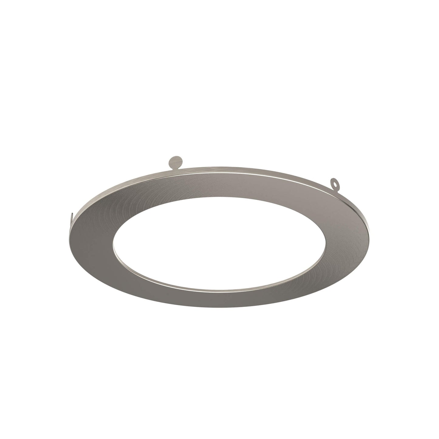 6in Trim Round, Satin Nickel