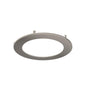 6in Trim Round, Satin Nickel