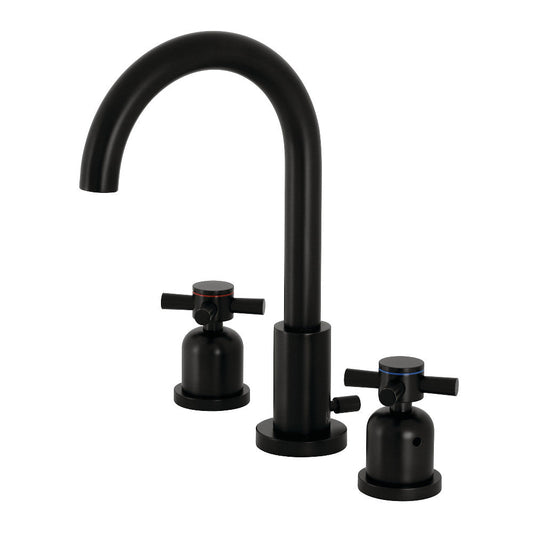 Concord Widespread Bathroom Faucet in Matte Black