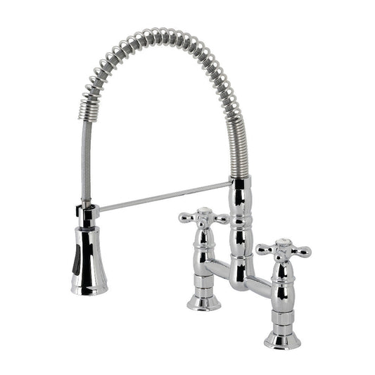 Heritage Pre-Rinse Kitchen Faucet in Polished Chrome