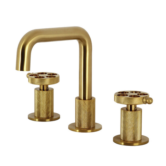 Wendell Widespread Bathroom Faucet in Brushed Brass