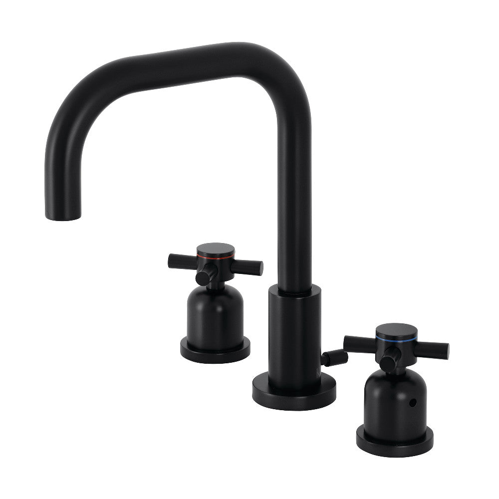 Concord Widespread Bathroom Faucet in Matte Black