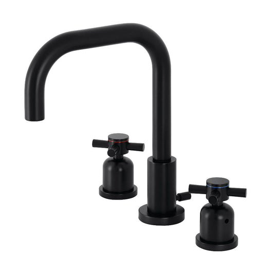Concord Widespread Bathroom Faucet in Matte Black