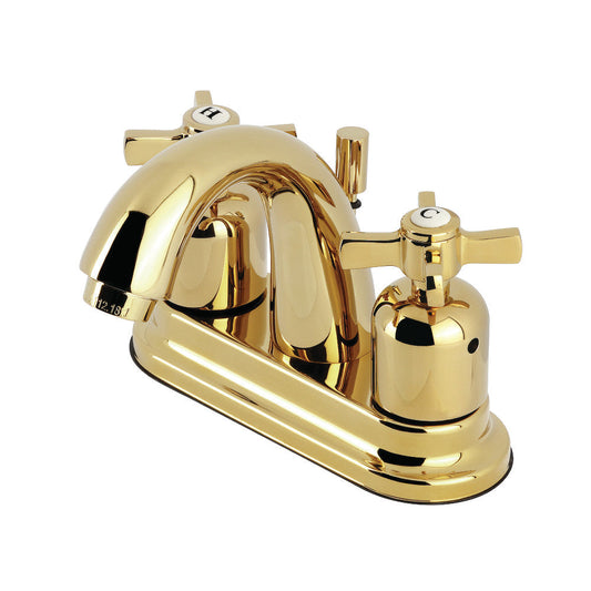 Millennium 4 Inch Centerset Bathroom Faucet in Polished Brass
