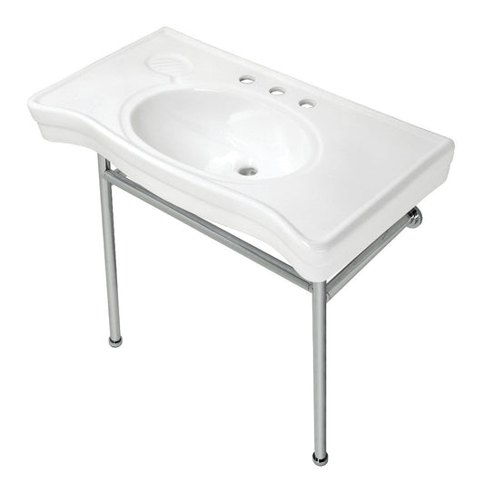 Bristol 35.81 Inch Console Sink in White