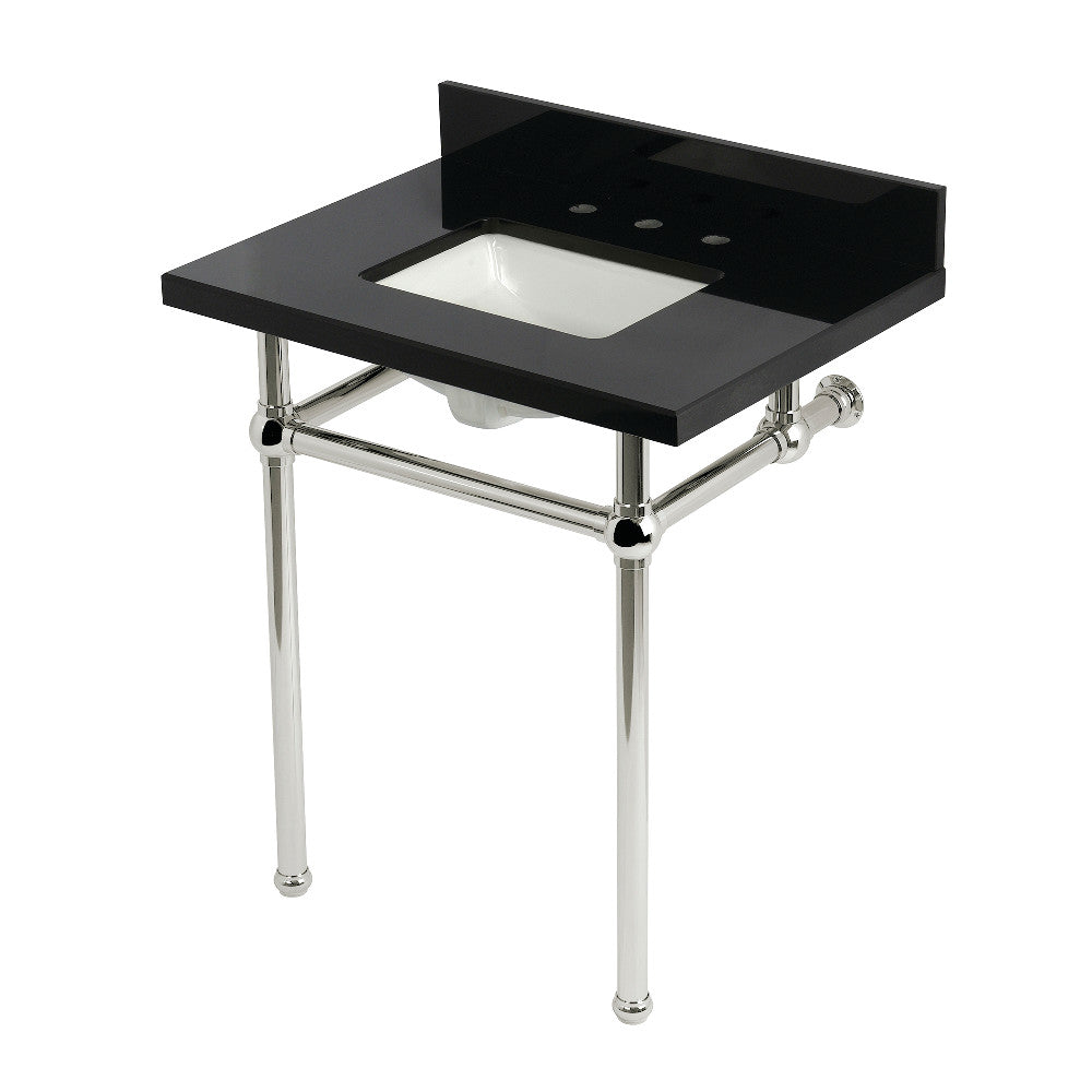 Templeton 30 Inch Console Sink in Polished Nickel