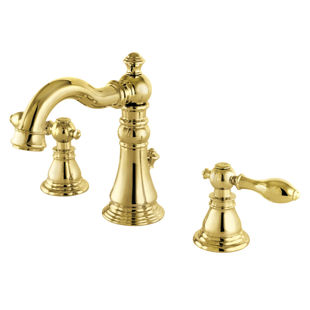 American Classic Widespread Bathroom Faucet in Polished Brass