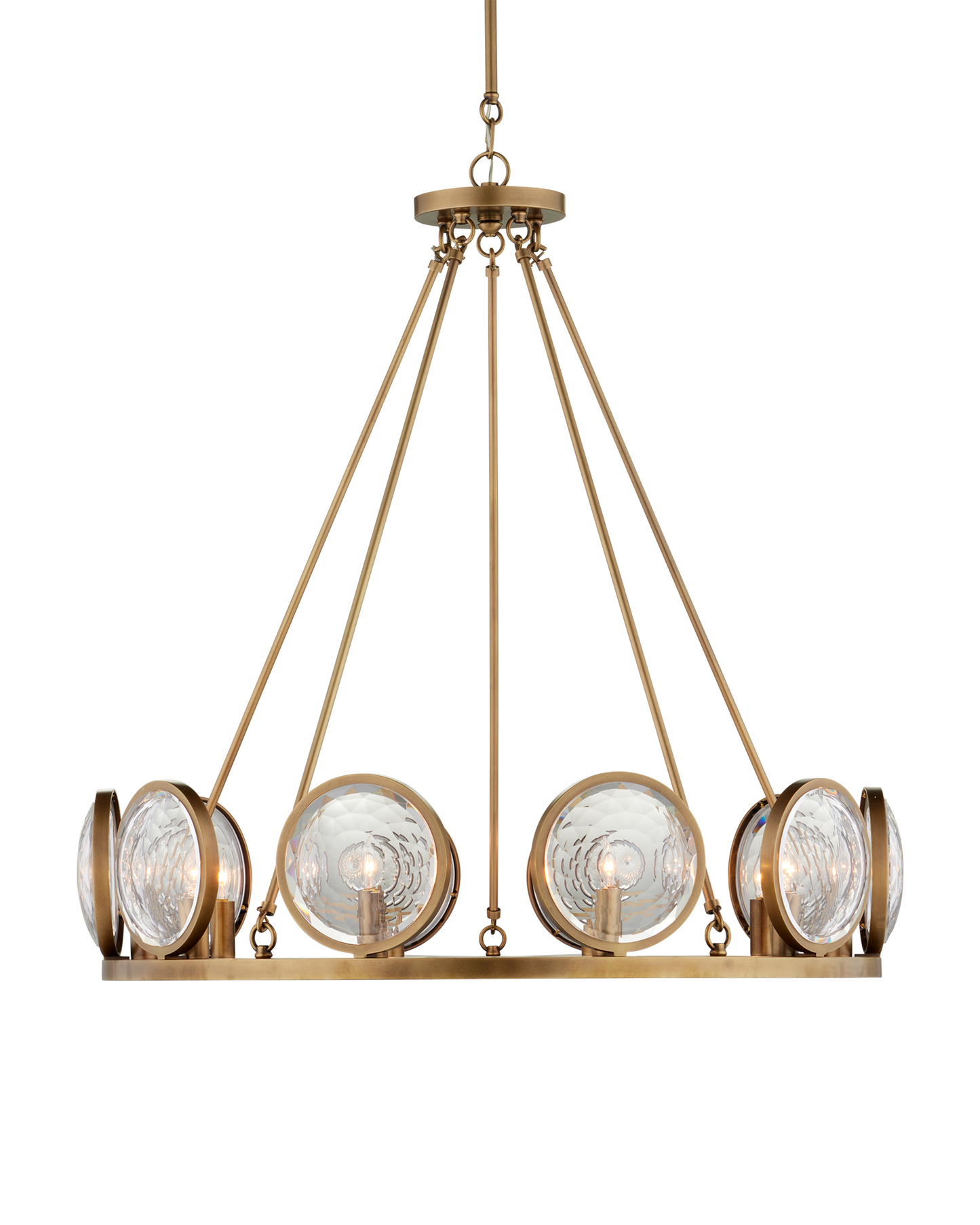 MarjieScope Brass Chandelier