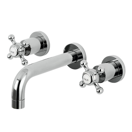 Metropolitan Wall-Mount Bathroom Faucet in Polished Chrome