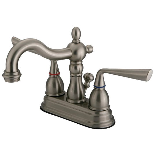 Silver Sage 4 Inch Centerset Bathroom Faucet in Brushed Nickel