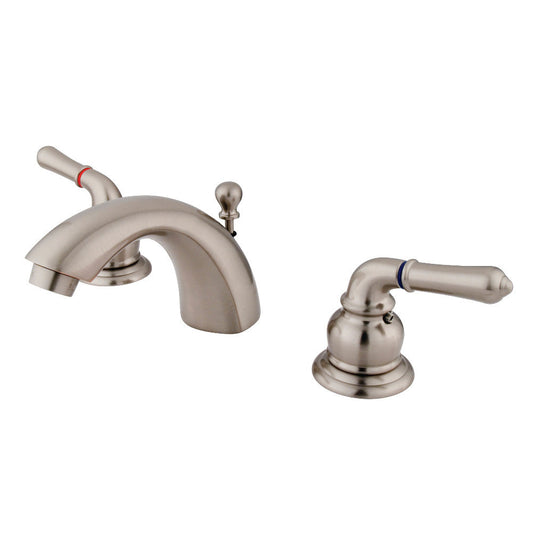 Naples Mini-Widespread Bathroom Faucet in Brushed Nickel
