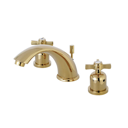 Millennium Widespread Bathroom Faucet in Polished Brass