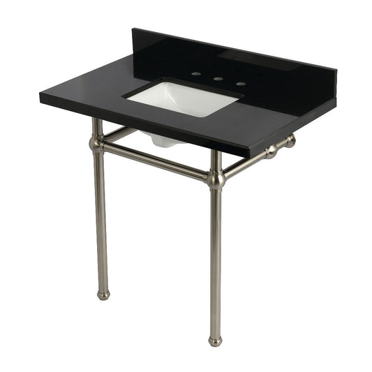 Templeton 36 Inch Console Sink in Brushed Nickel