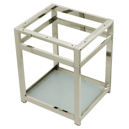 Kingston Commercial 25 Inch Console Sink in Polished Nickel