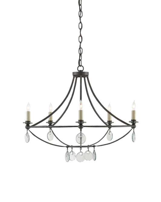 Novella Small Black Chandelier