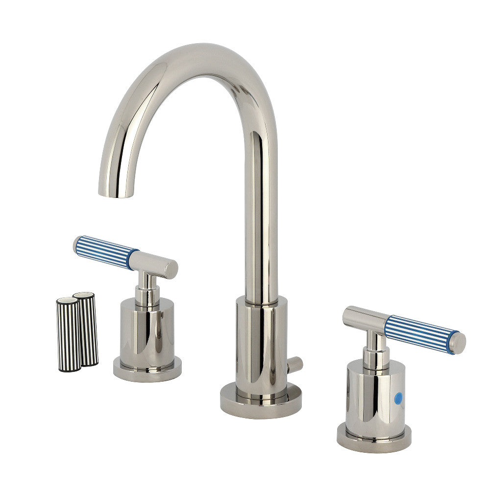 Verona Widespread Bathroom Faucet in Polished Nickel