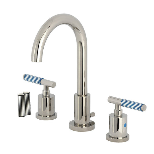 Verona Widespread Bathroom Faucet in Polished Nickel