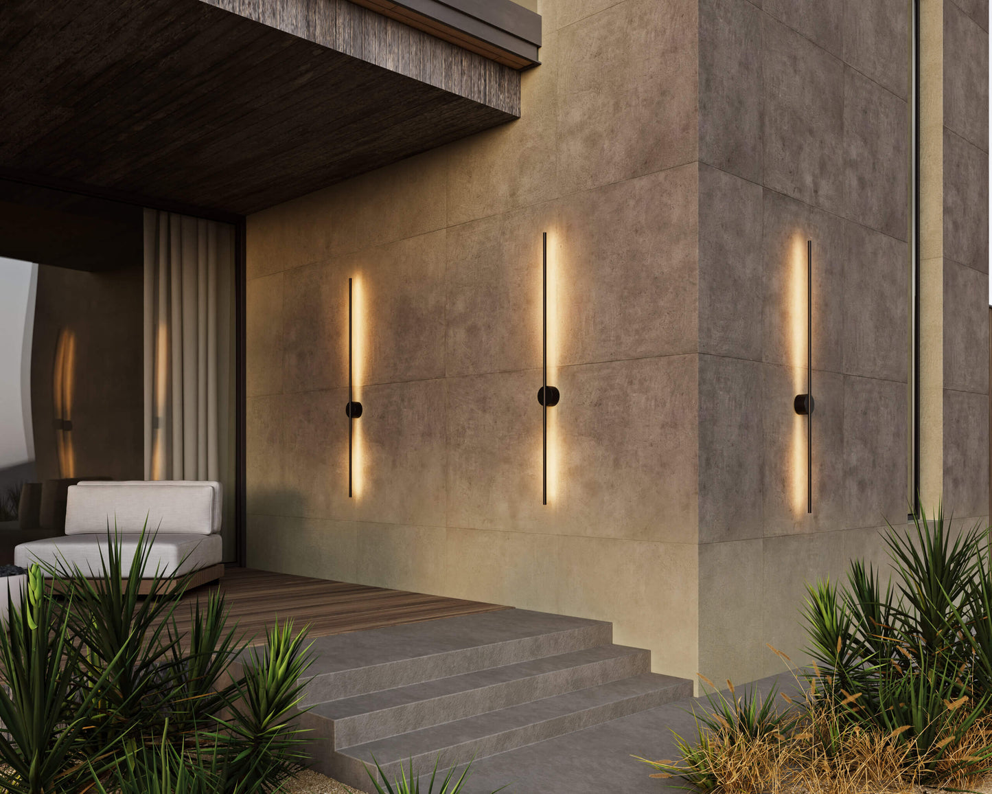 60'' Indirect linear wall sconce