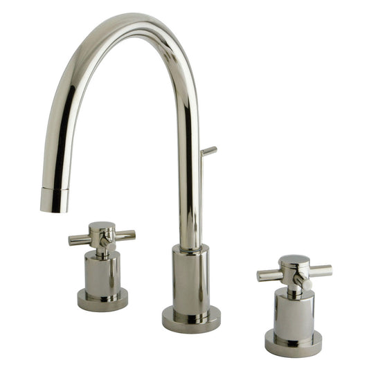 Concord Widespread Bathroom Faucet in Polished Nickel