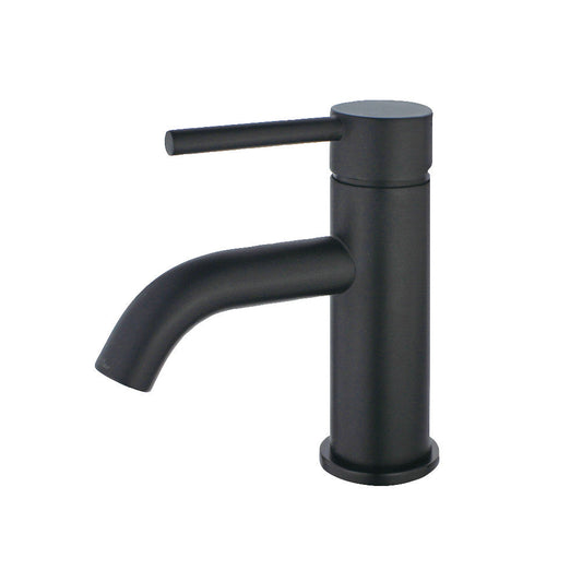 Concord Single-Hole Bathroom Faucet in Matte Black