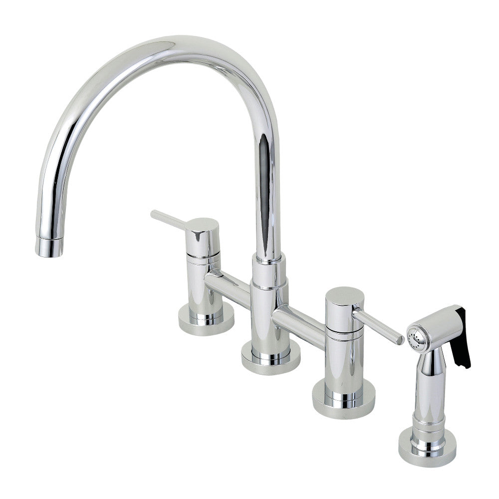 Concord Bridge Kitchen Faucet in Polished Chrome