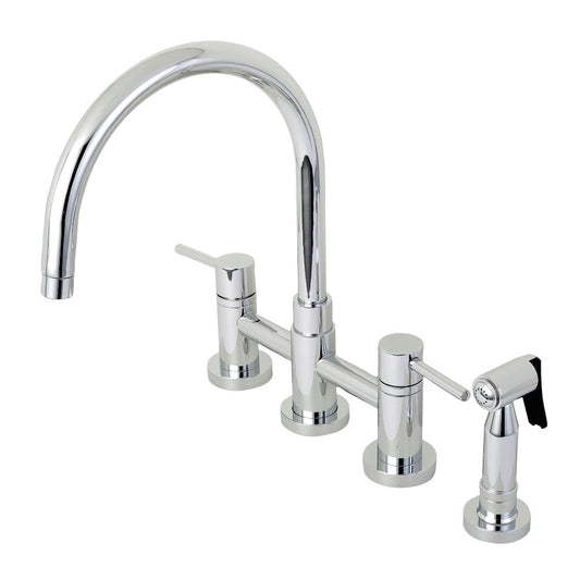 Concord Bridge Kitchen Faucet in Polished Chrome