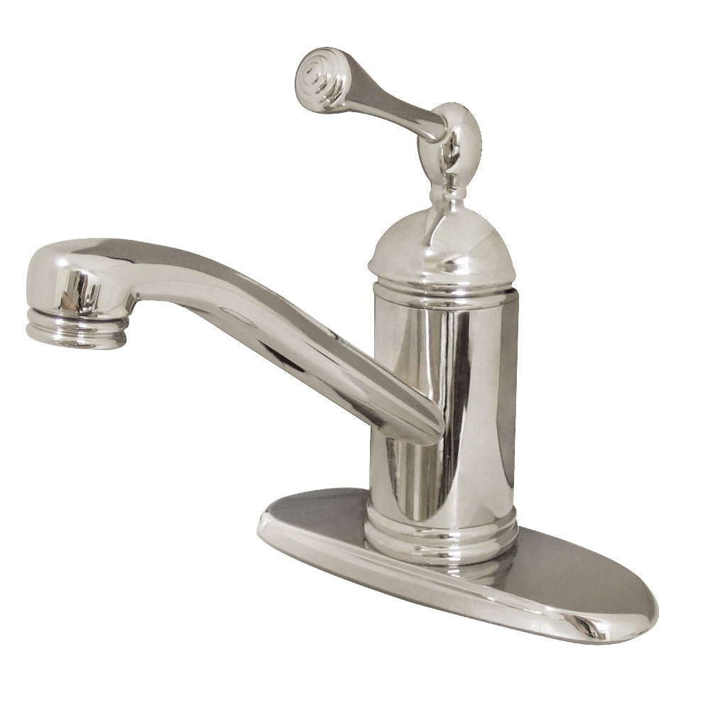 Single-Hole Bathroom Faucet in Brushed Nickel