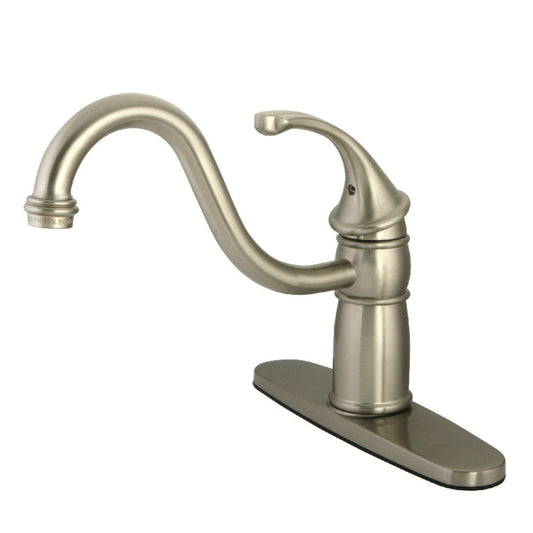 Georgian One Handle Kitchen Faucet in Brushed Nickel