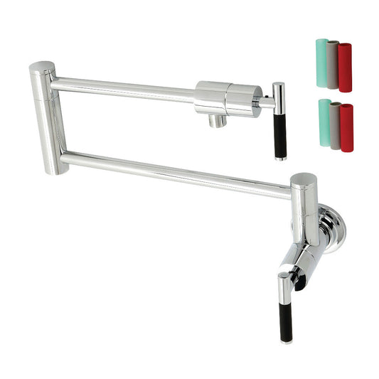 Kaiser Pot Filler Faucet in Polished Chrome