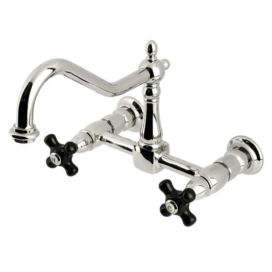 Duchess Wall Mount Kitchen Faucet in Polished Nickel