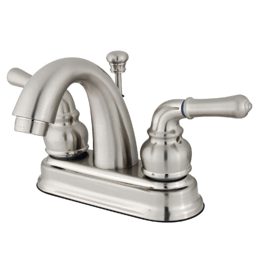 Naples 4 Inch Centerset Bathroom Faucet in Brushed Nickel