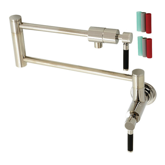 Kaiser Pot Filler Faucet in Polished Nickel