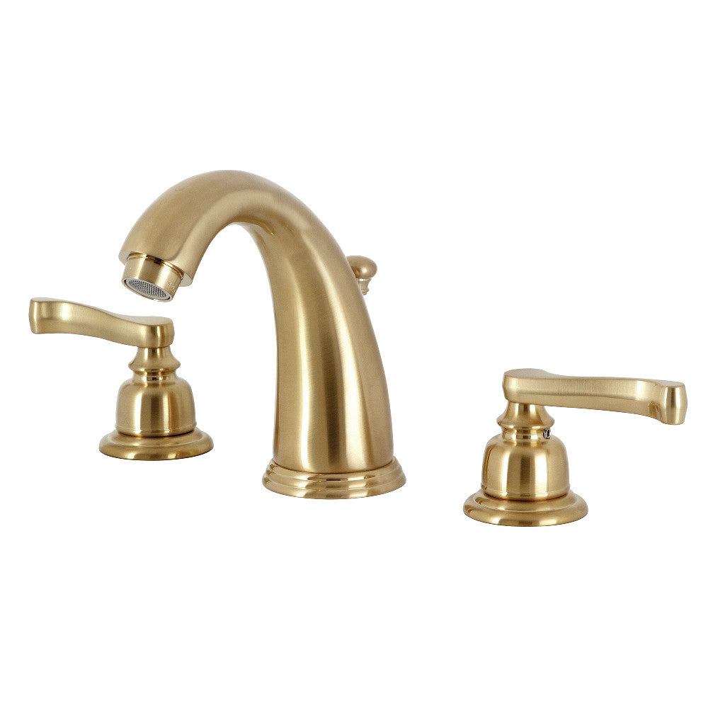 Royale Widespread Bathroom Faucet in Brushed Brass