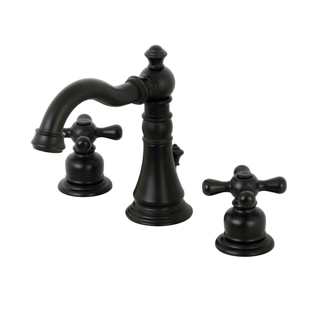 American Classic Widespread Bathroom Faucet in Matte Black