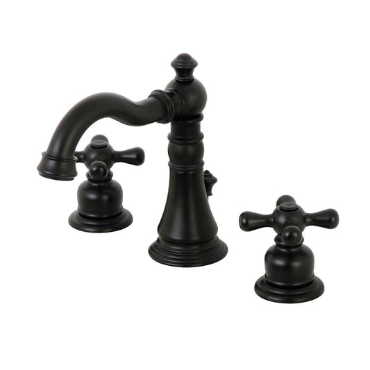 American Classic Widespread Bathroom Faucet in Matte Black