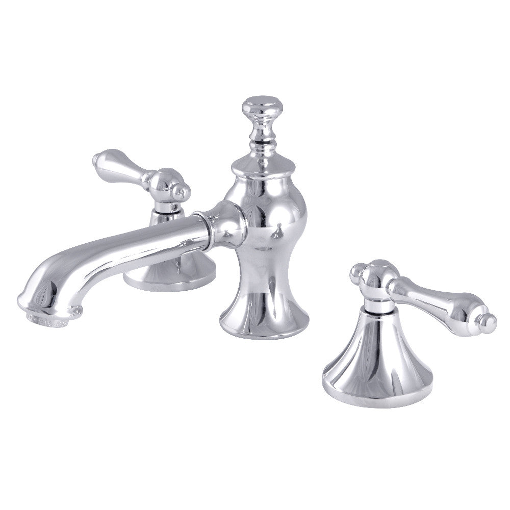 Vintage Widespread Bathroom Faucet in Polished Chrome
