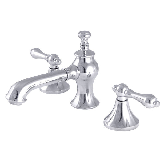 Vintage Widespread Bathroom Faucet in Polished Chrome
