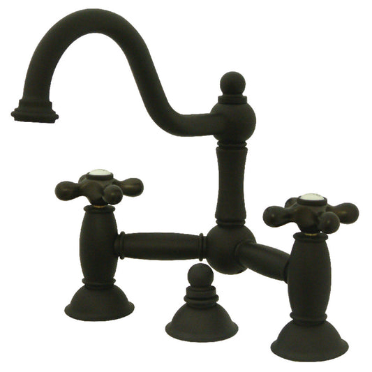 Restoration Bridge Bathroom Faucet in Oil Rubbed Bronze