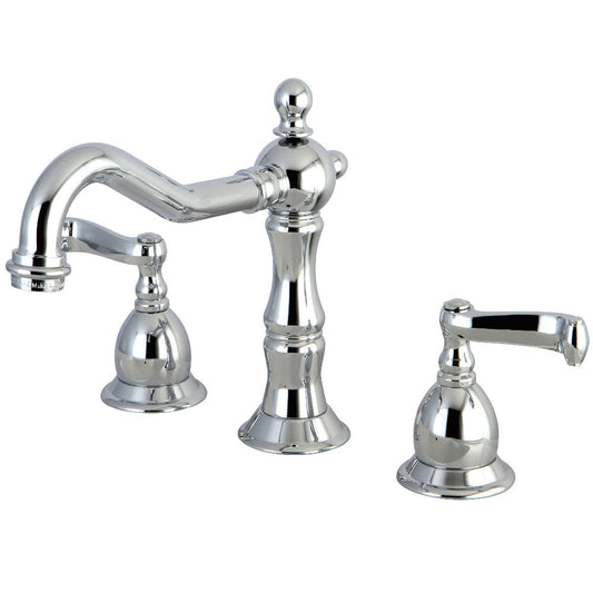 Heritage Widespread Bathroom Faucet in Polished Chrome