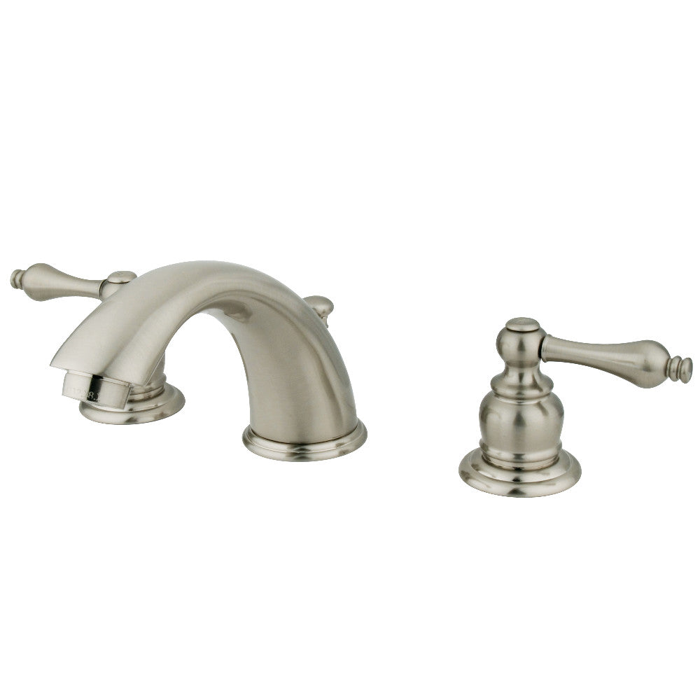 Victorian Widespread Bathroom Faucet in Brushed Nickel
