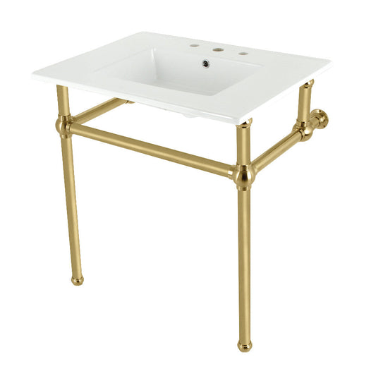 Templeton 31.13 Inch Console Sink in White