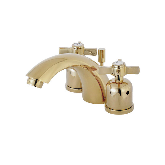 Millennium Mini-Widespread Bathroom Faucet in Polished Brass